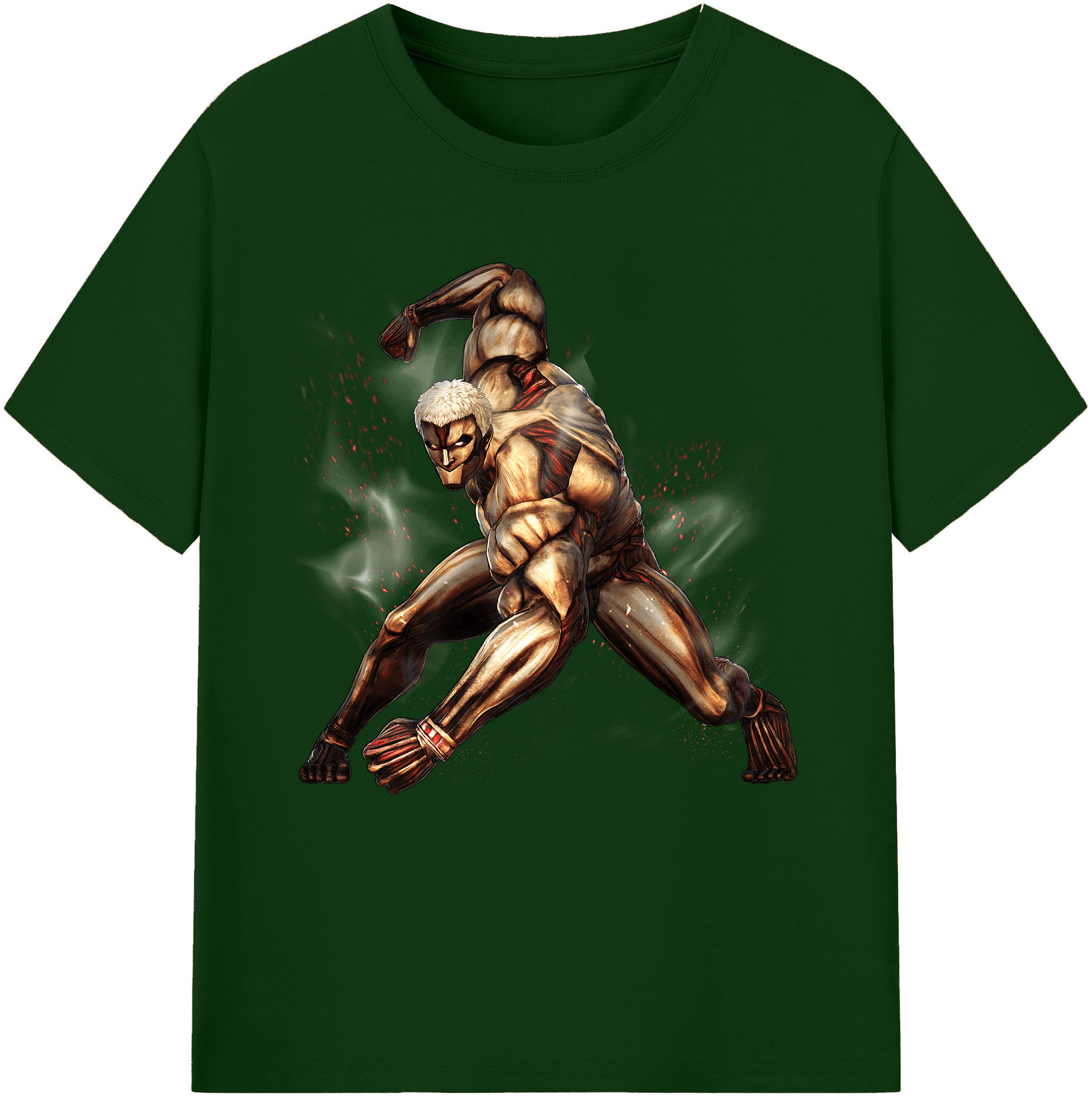 （画像用） 進撃の巨人 Attack on Titan 綿100％半袖Tシャツ（フロントプリント）